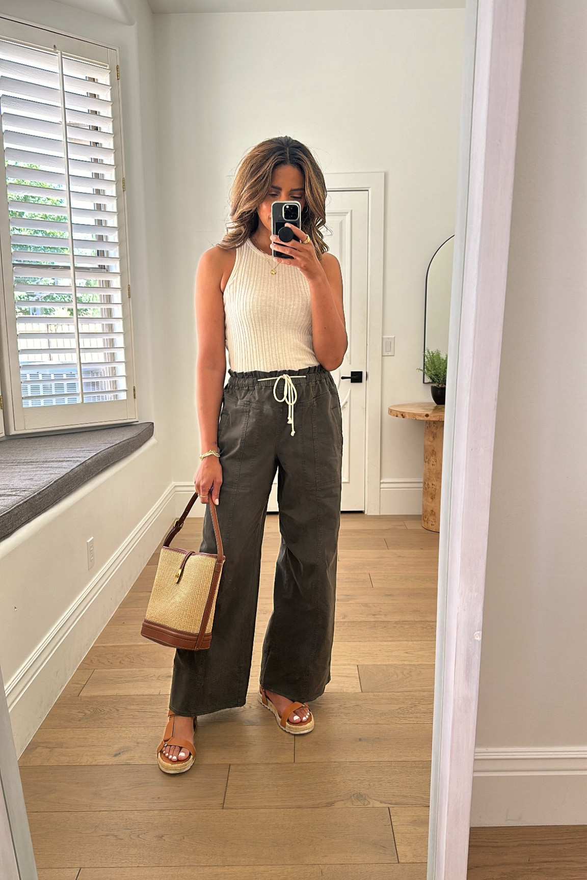 SPRING OUTFIT INSPO
Pair wide legs pants with tees and tanks tucked in for balance on top and bottom. Wear with tennies shoes or sandals for a casual everyday outfit.

Pants fit true to size and on sale!!



#LTKover40 #LTKstyletip #LTKsalealert