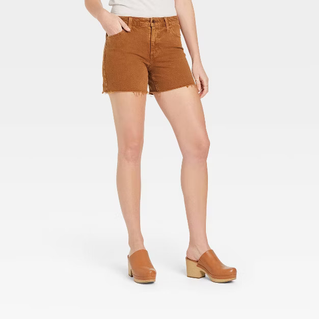 Women's High-Rise Vintage Midi Jean Shorts - Universal Thread™ | Target