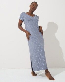 Soma Cool Nights Short Sleeve Long Sleepshirt | Soma Intimates