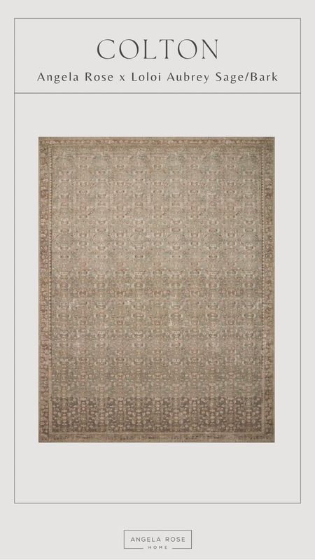 Colton’s rug 

Home decor | Area rug | Angela Rose x Loloi

#LTKstyletip #LTKhome #LTKfamily