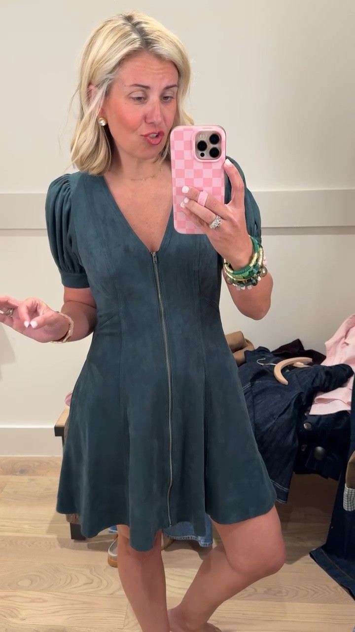 Fabulous suede dress that is so flattering! I’m in xs dress.

#LTKOver40 #LTKSeasonal #LTKPetite