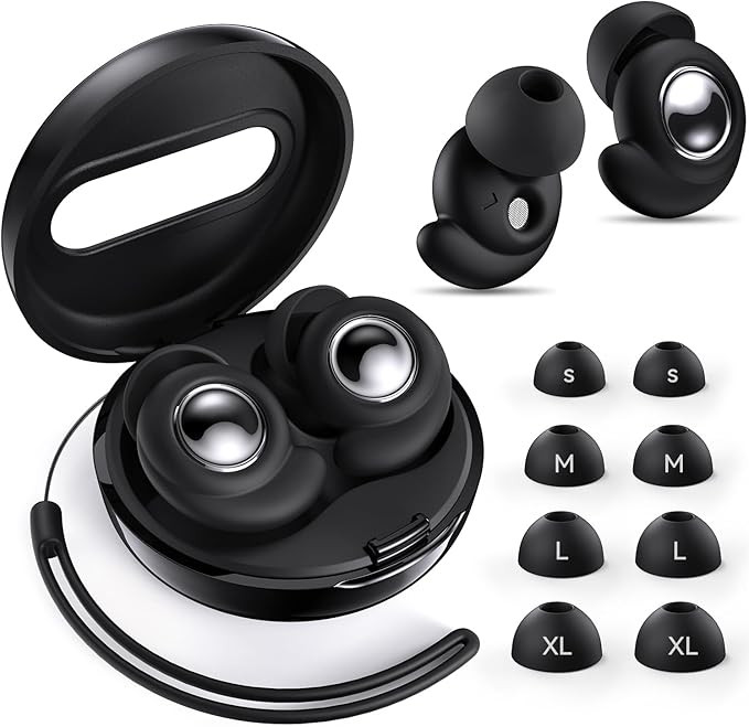 Ear Plugs for Sleep – 45dB Noise Cancelling Silicone Earplugs for Sleeping, Hearing Protection,... | Amazon (UK)