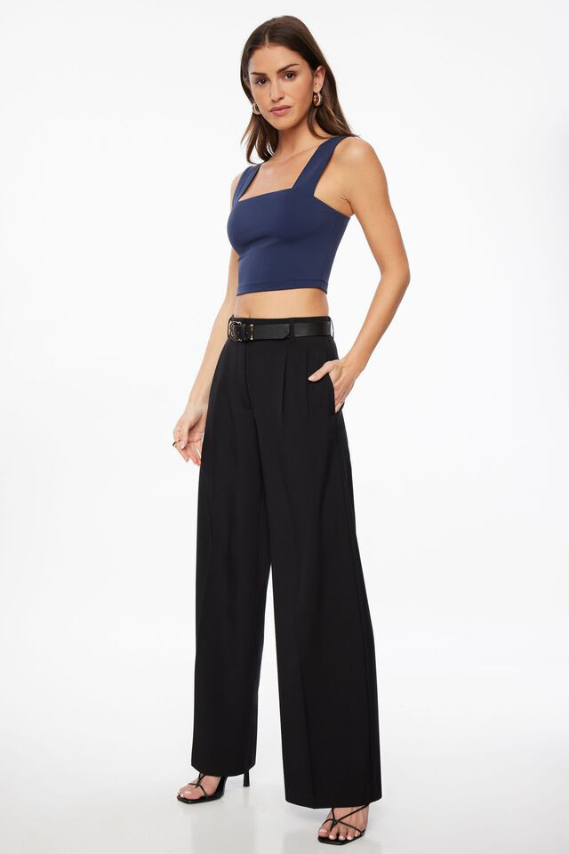 Lota Sculpt Square Neck Tank Top | Dynamite Clothing