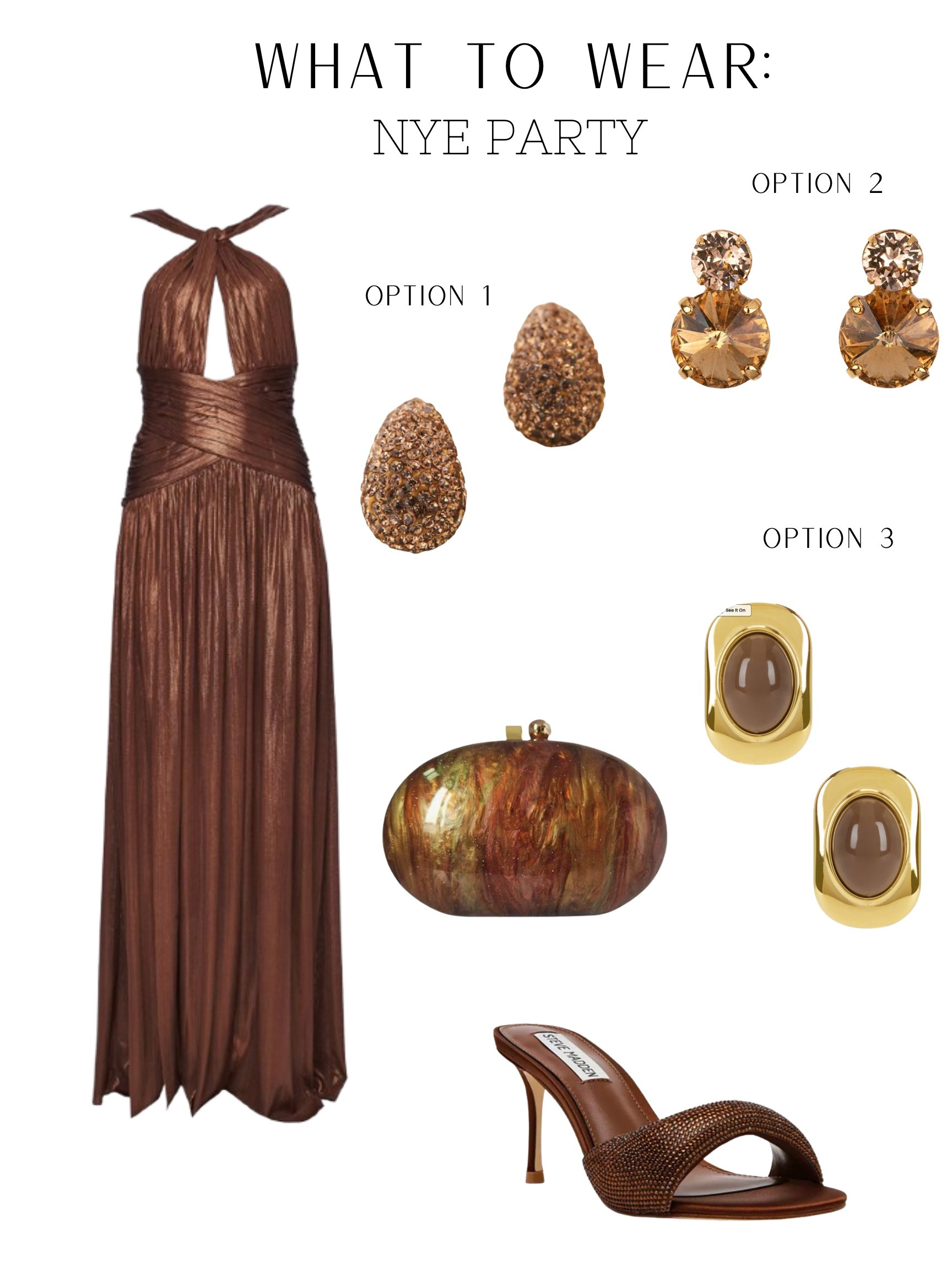 The color of the season. Such a beautiful outfit for NYE or any holiday party. All hues of brown. The dress is on super sale!  

 

#LTKHoliday #LTKParties #LTKStyleTip