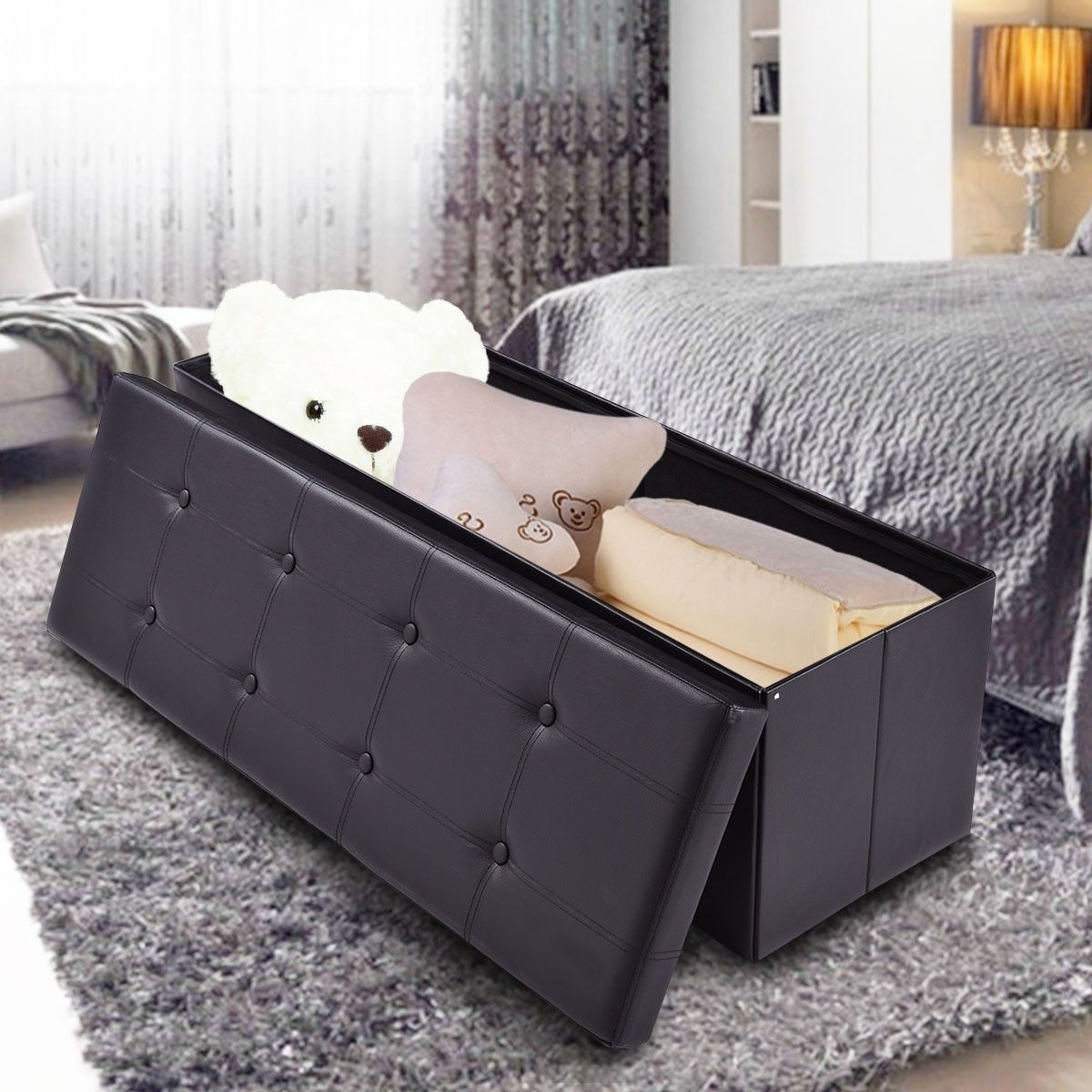 Storage Ottoman | Walmart (US)