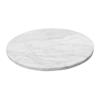 Our Table™ Everett Marble Lazy Susan in White | Bed Bath & Beyond