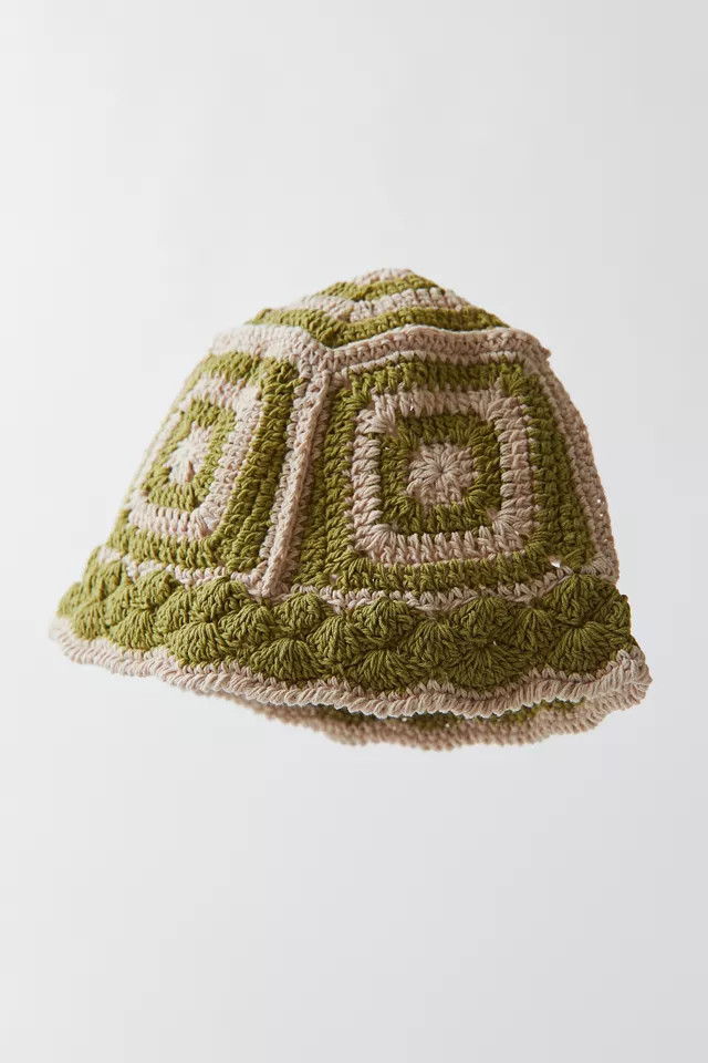 Bria Crochet Bucket Hat | Urban Outfitters (US and RoW)