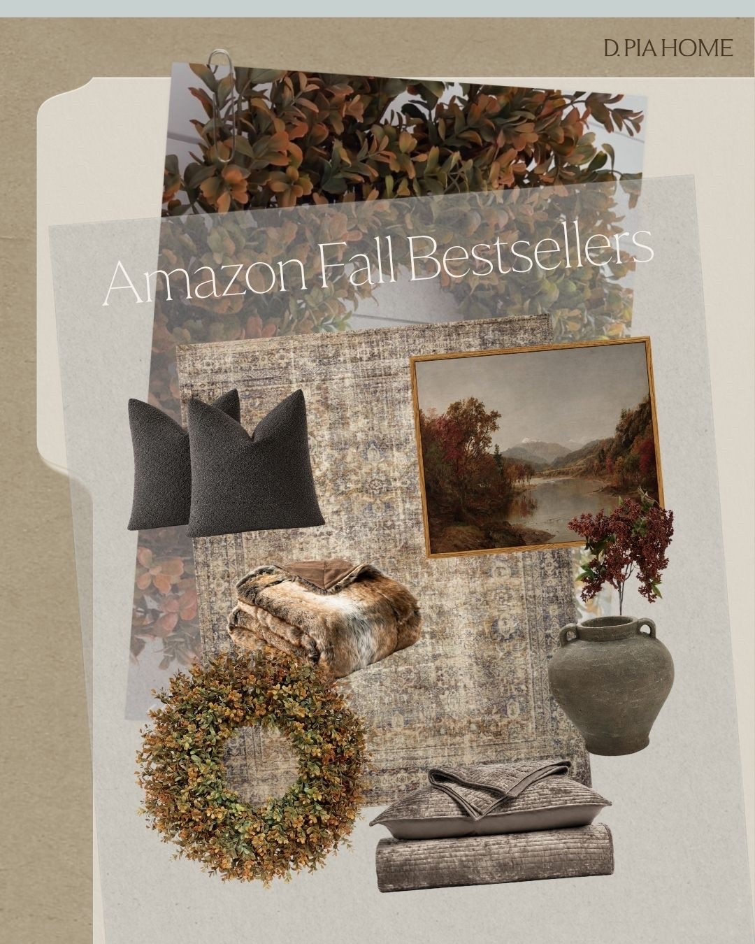 Sharing my Amazon Home bestsellers for Fall. 🍂

bedding | pillows | area rug | fall decor | vase | wreath | wall art | faux fur throw

#LTKHome #LTKSaleAlert #LTKSeasonal