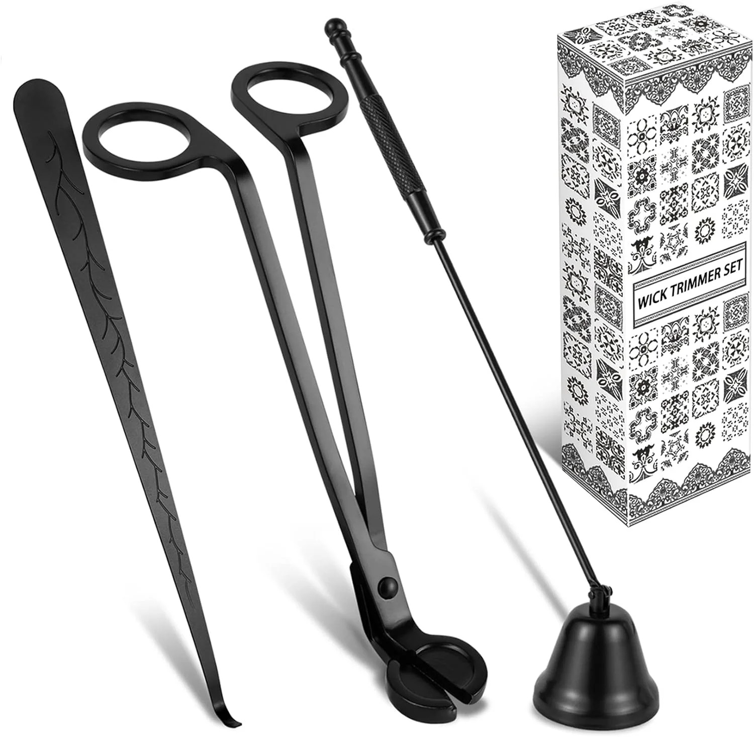 Arroyner 3-Pack Candle Accessory Set, Candle Wick Trimmer, Bell Shaped Candle Wick Dipper, Candle... | Walmart (US)