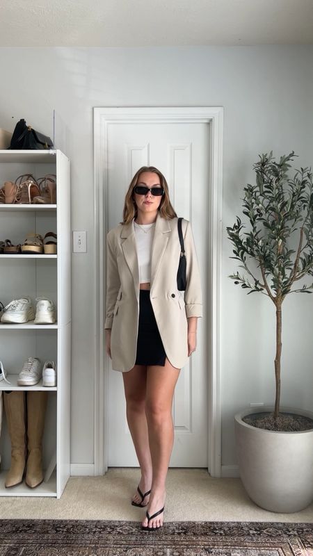 summer date night outfits, day 1/5 ⁠🤍

- blazer @showpo (M)
- tank (M), skirt (M), sunglasses + bag @amazonfashion
- heels @billinishoes x @princesspollyboutique 
.⁠
.⁠
.⁠
.⁠
trendy fashion, trendy outfit, date night outfit, grwm, Pinterest outfit, casual chic style, casual wear, Pinterest style, Pinterest girl, minimal style, easy outfit, summer style, styling reels, Amazon fashion finds, outfit of the day. 

#LTKunder100 #LTKstyletip #LTKunder50