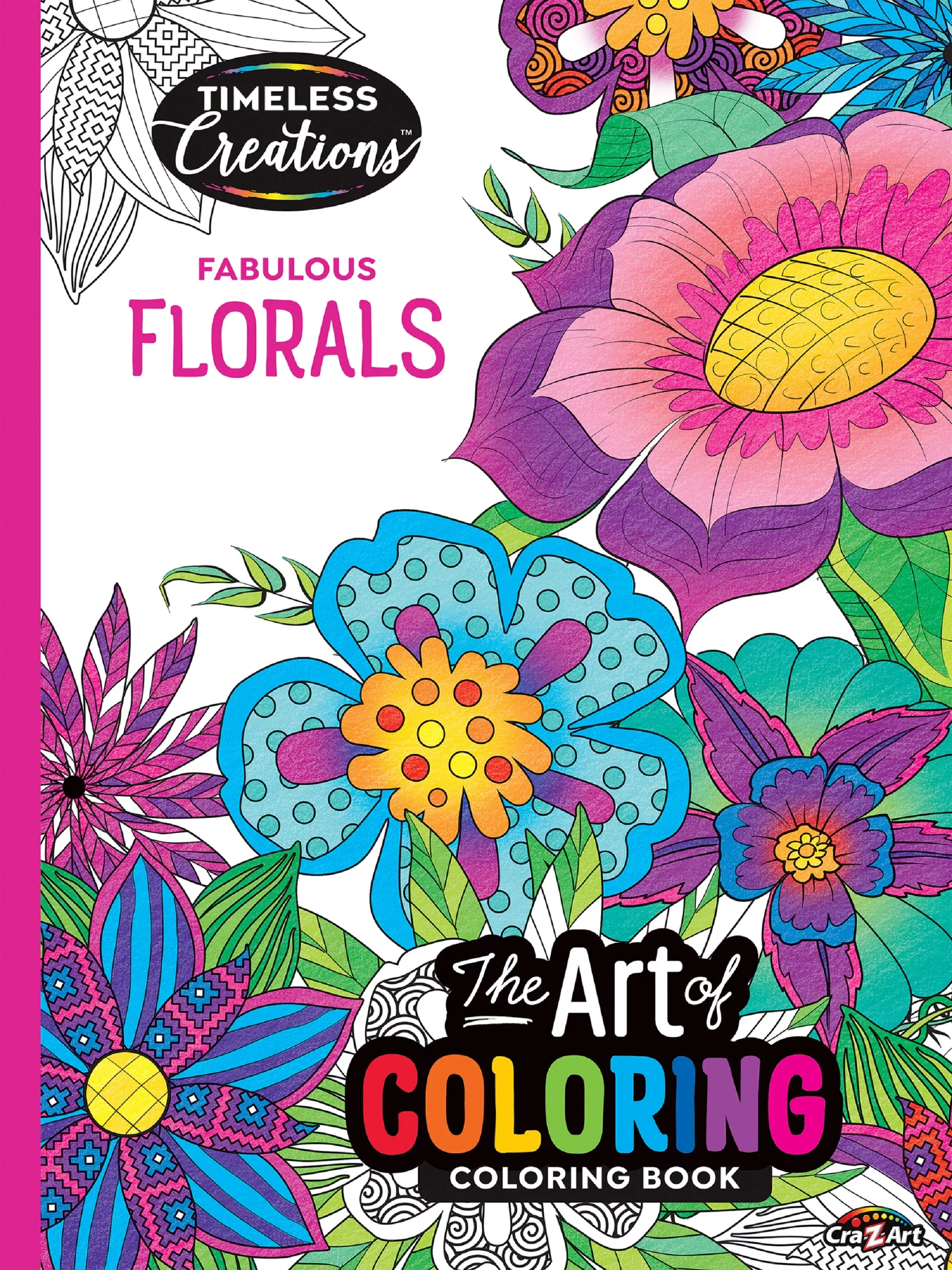 Cra-Z-Art Timeless Creations Adult Coloring Book, Nature's Escape, 64 Pages