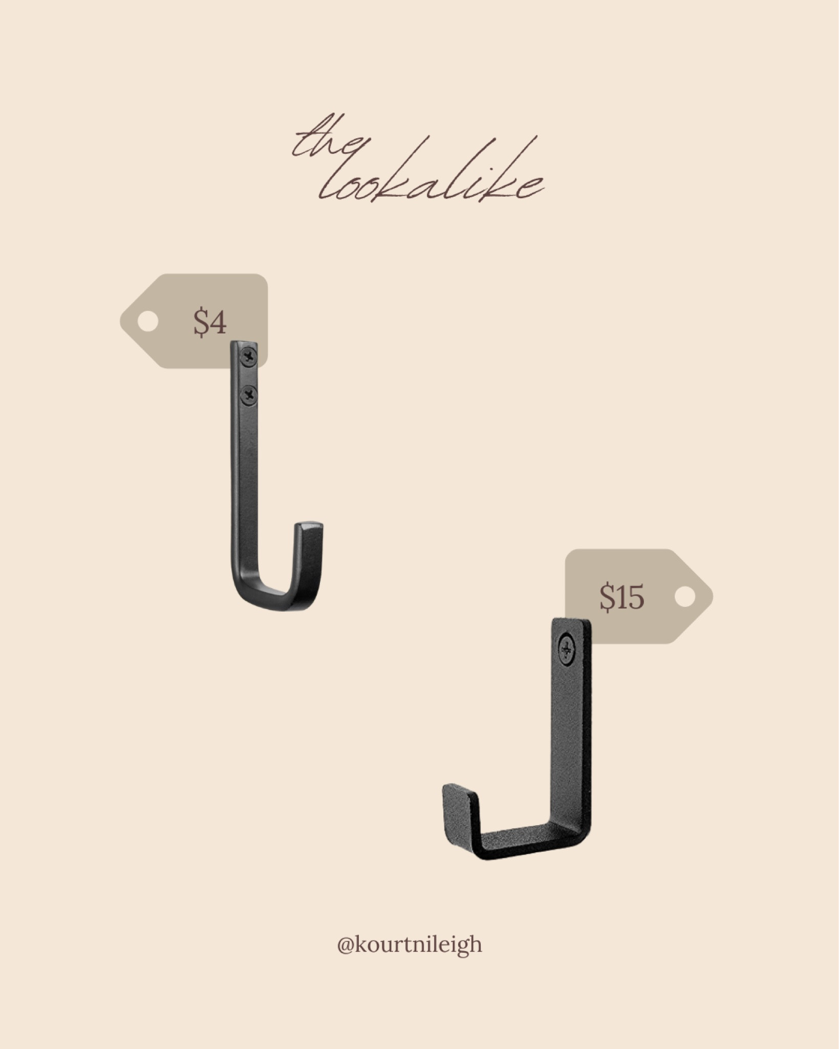 The Lookalike! I found these Heavy Duty Coated Stainless Steel Hooks that can be used for anything! Towel hooks for the bathroom or hat/garment hooks for the bedroom! 

#LTKFind #LTKSeasonal #LTKhome