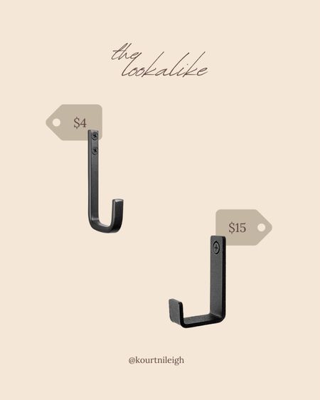 The Lookalike! I found these Heavy Duty Coated Stainless Steel Hooks that can be used for anything! Towel hooks for the bathroom or hat/garment hooks for the bedroom! 

#LTKFind #LTKSeasonal #LTKhome