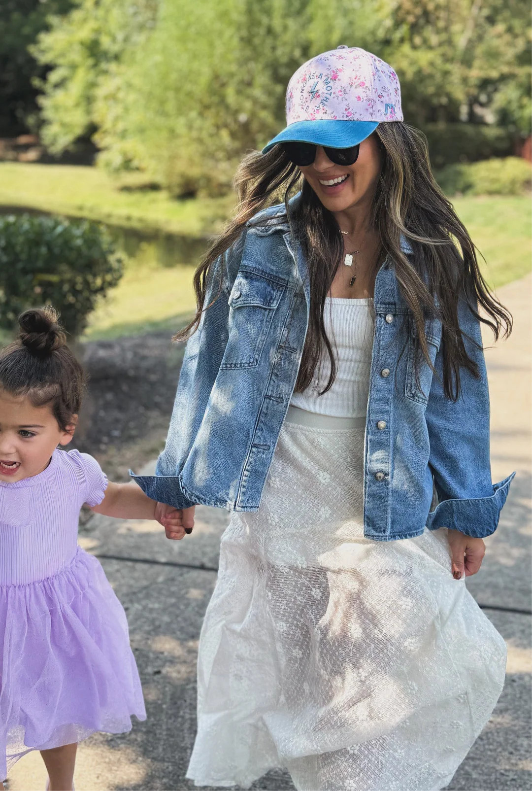 Strong as a mother® Canvas Hat - Floral | Mother Hats