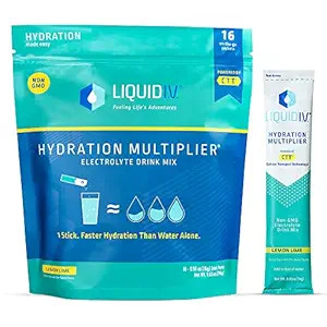 Liquid I.V. Hydration Multiplier - Lemon Lime - Powder Packets | Electrolyte Drink Mix | Easy Ope... | Amazon (US)