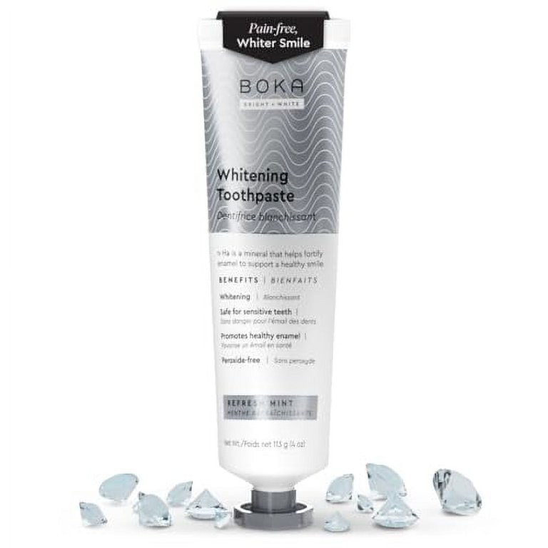 Boka Fluoride Free Toothpaste - Nano Hydroxyapatite, Remineralizing, Sensitive Teeth, - Dentist R... | Walmart (US)