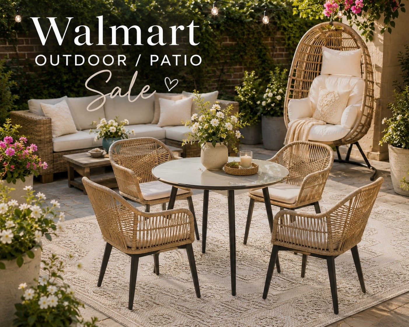 Walmart outdoor patio furniture sale!!!

#LTKSaleAlert #LTKHome #LTKSeasonal