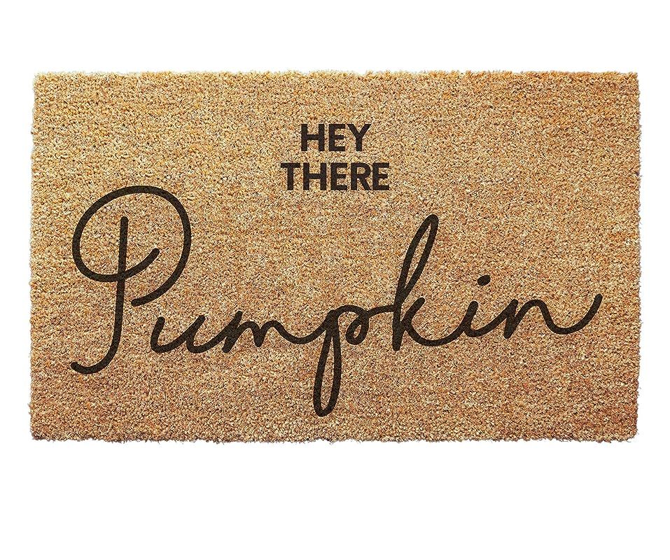 HEY PUMPKIN - Halloween Doormat - Decoration doormat, Welcome mat with surname, New Home Gift, Fr... | Amazon (US)