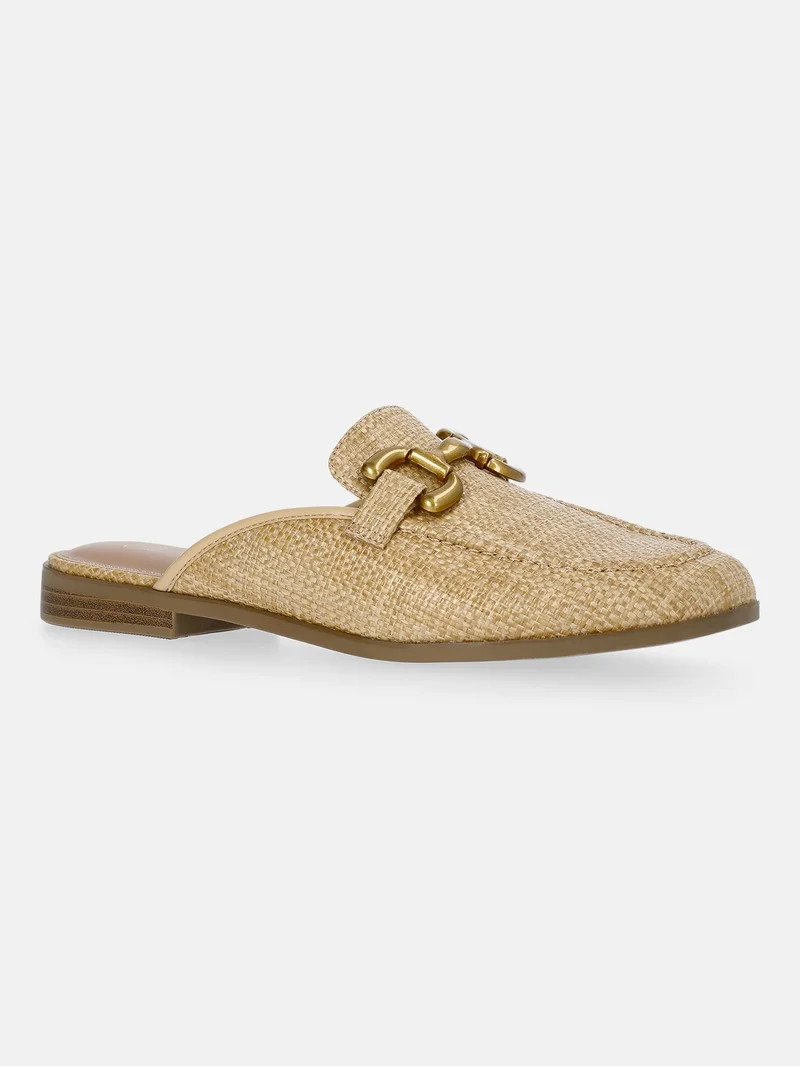 Time and Tru Women's Buckle Loafer Mules | Walmart (US)
