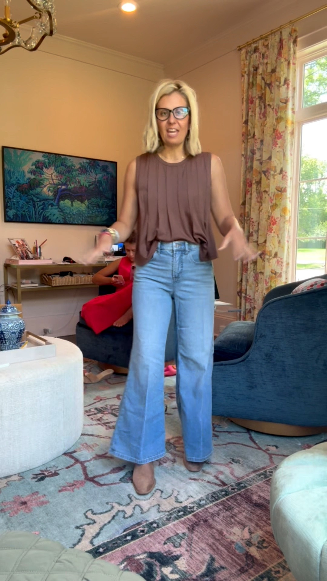 Sharing a few of my favorite jeans! Oh and this new top is a YES! 
Top - small
Jeans - xs petite 
Shoes - 8 

*Use code FP25 for 25% off orders of $150+ on the Fall Preview Collection. Valid 8/3-8/9

#LTKOver40 #LTKstorytime #LTKdayinmylife