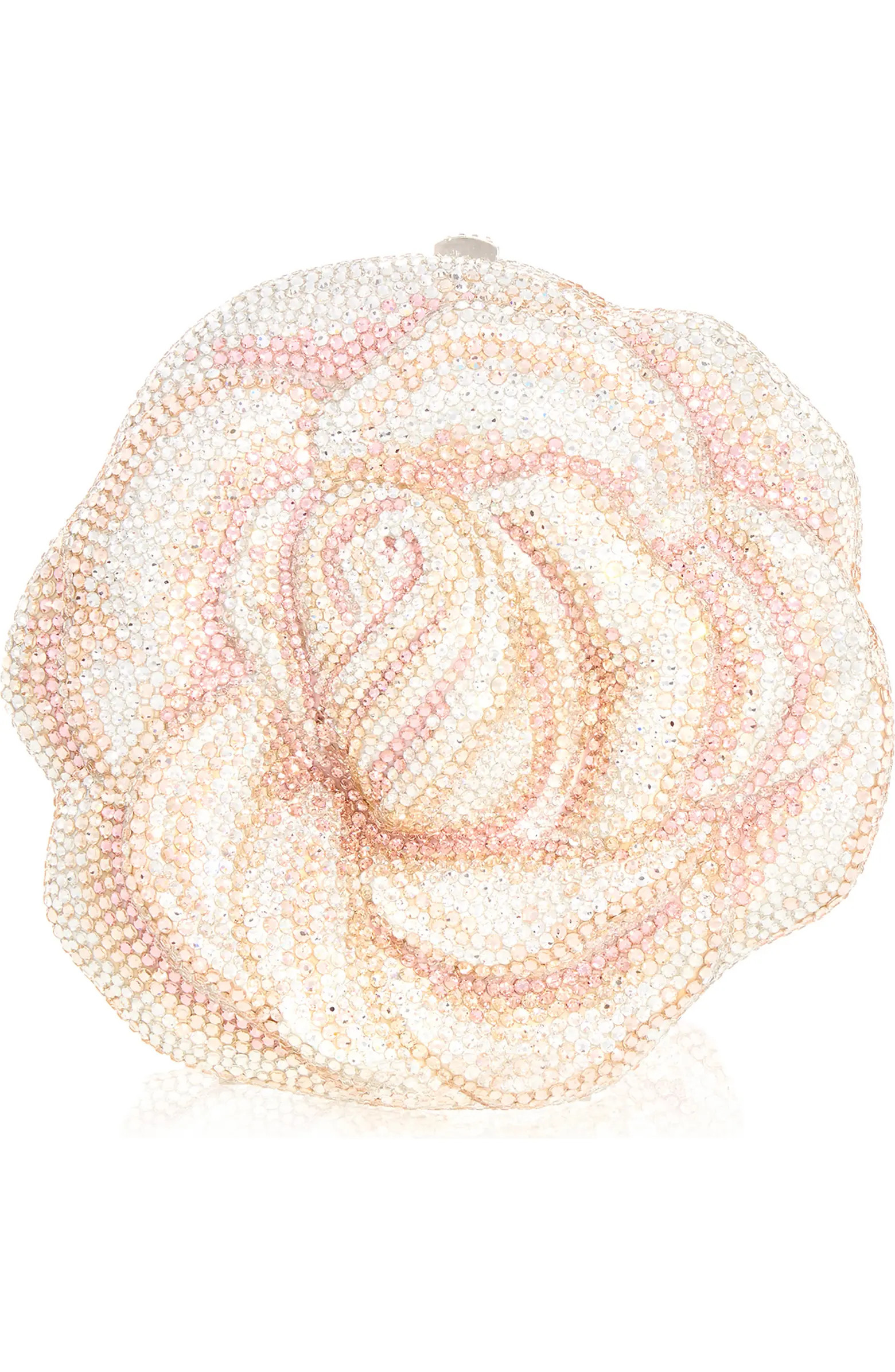 JUDITH LEIBER COUTURE Rose Crystal Embellished Clutch | Nordstrom | Nordstrom