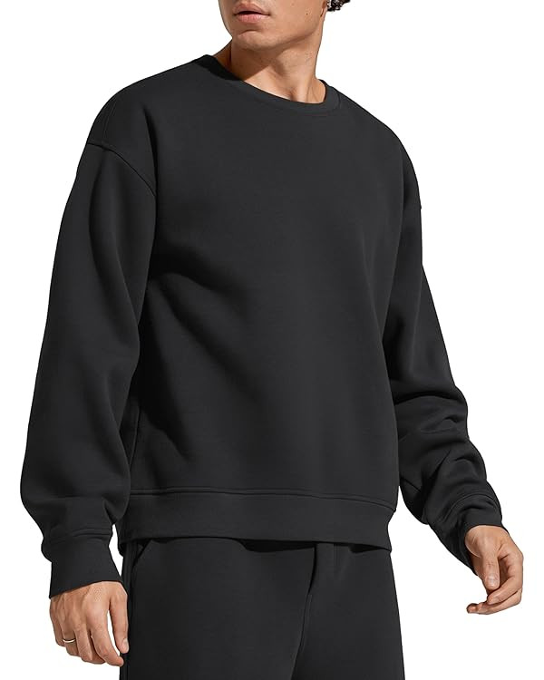 G4Free Flurrylux Men's Fleece Lined Sweatshirts Crewneck Pullover Long Sleeve Cotton Warm Fall Ca... | Amazon (US)