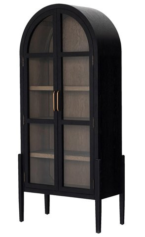 Talia Cabinet, Drifted Black | One Kings Lane