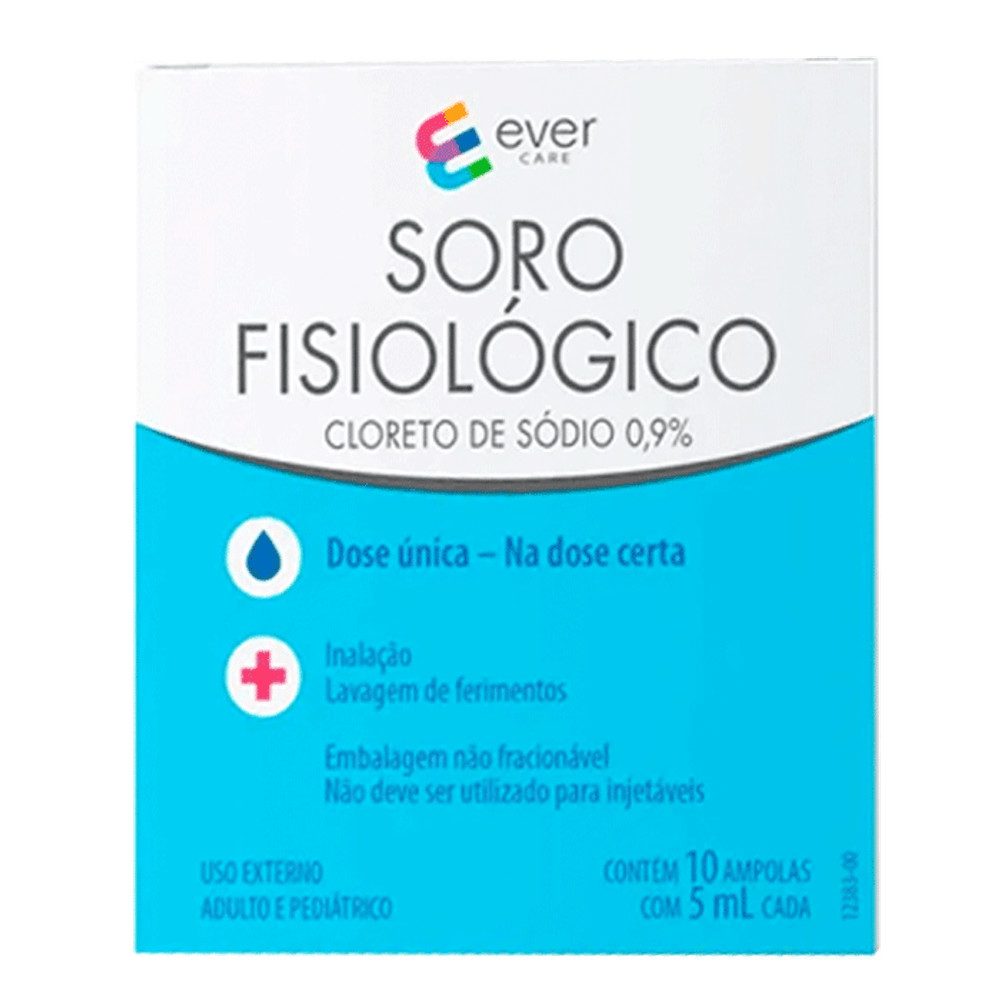 Soro Fisiológico Ampola Ever Care 5ml | Drogaria Sao Paulo (BR)