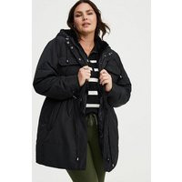 Fur-Lined Puffer Jacket in Black | Torrid (US & Canada)