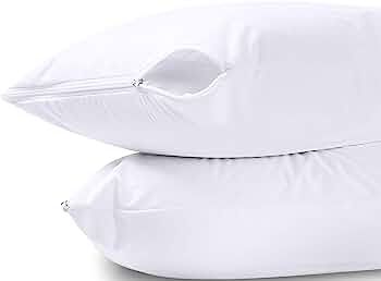 Utopia Bedding Waterproof Pillow Protector Zippered (2 Pack) King – Bed Bug Proof Pillow Encase... | Amazon (US)