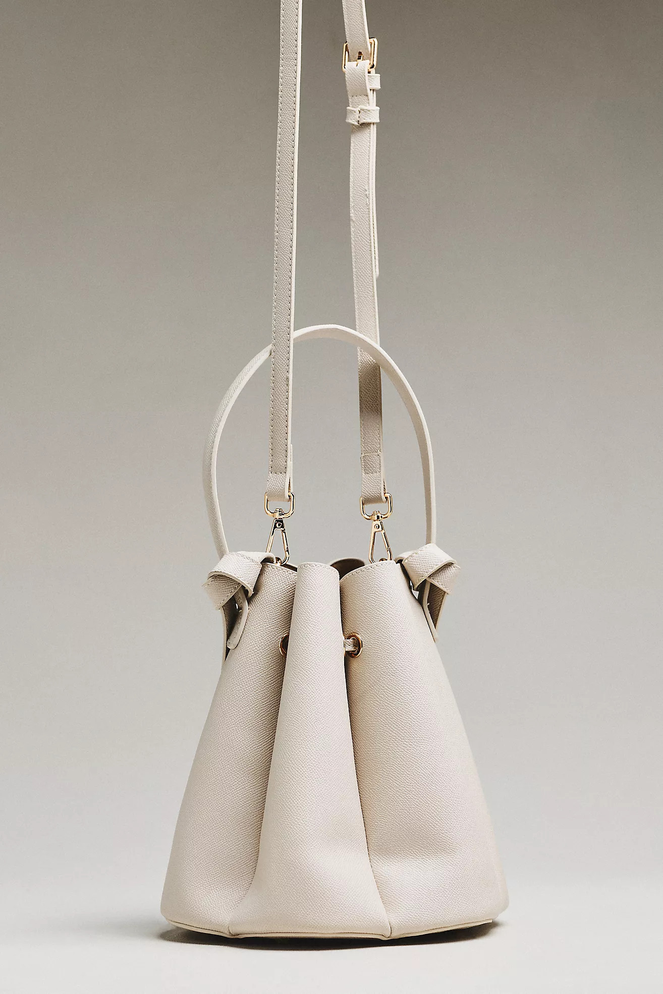 Laguna Cinched Vegan Leather Bucket Bag | Anthropologie (US)