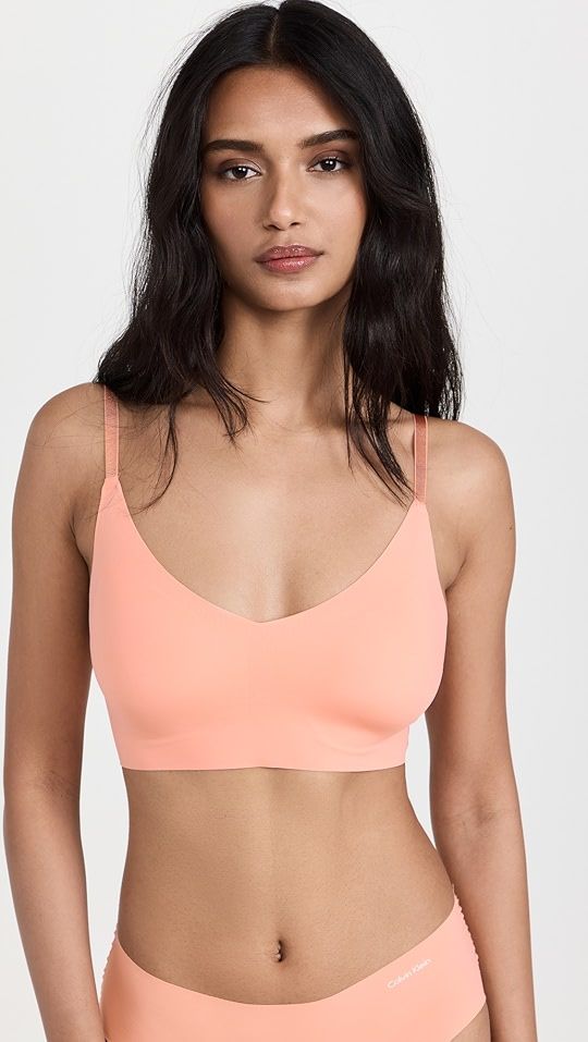 Calvin Klein Underwear Invisibles Lightly Lined Triangle Bralette | SHOPBOP | Shopbop