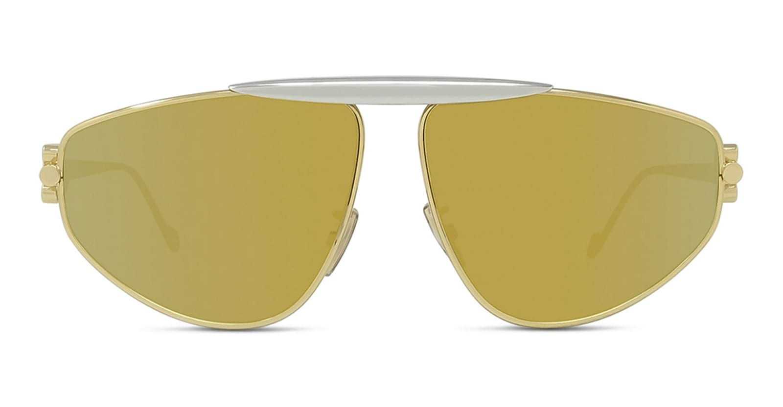 Loewe Lw40116u - Shiny Endura Gold Sunglasses | Italist.com US