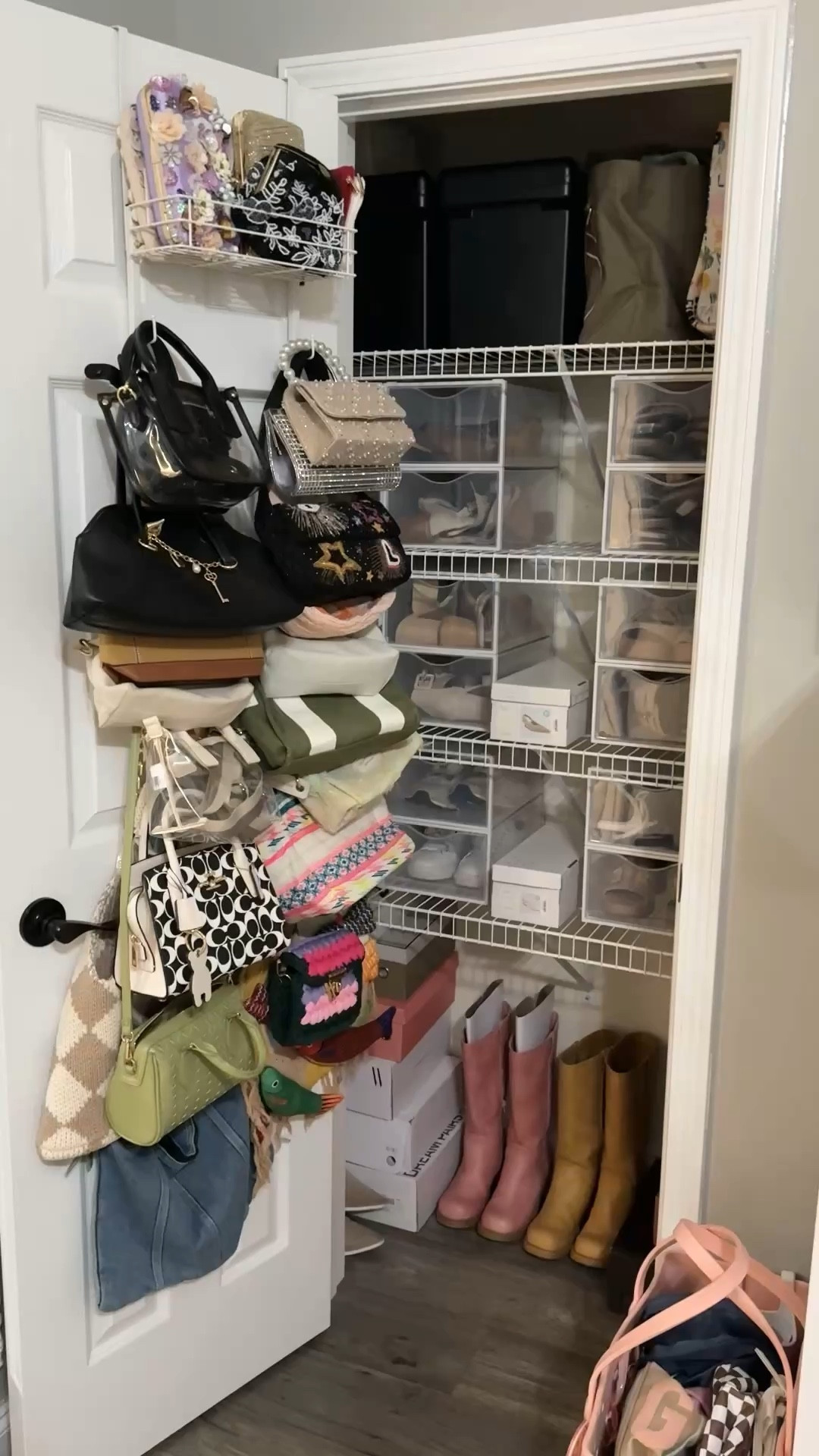 When you have limited closet/storage space in your house, finding organizers to help maximize your space it a game changer! 

Bag/purse rack and shoe organizers give me life! ✨🙌🏻

PS: I found my shoe organizers from my local homegoods about 2 years ago, but I’ve tagged great options for you! 



#LTKHome #LTKvlog #LTKdayinmylife