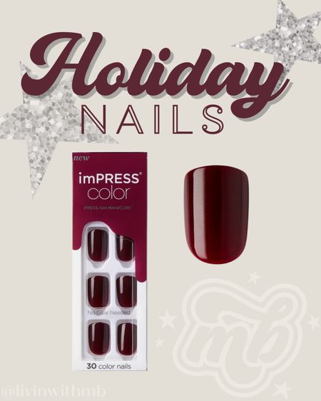 My current holiday nails! Love these press-ons from Kiss. They are so easy to apply and stay on so well!

#LTKbeauty #LTKSeasonal #LTKHoliday