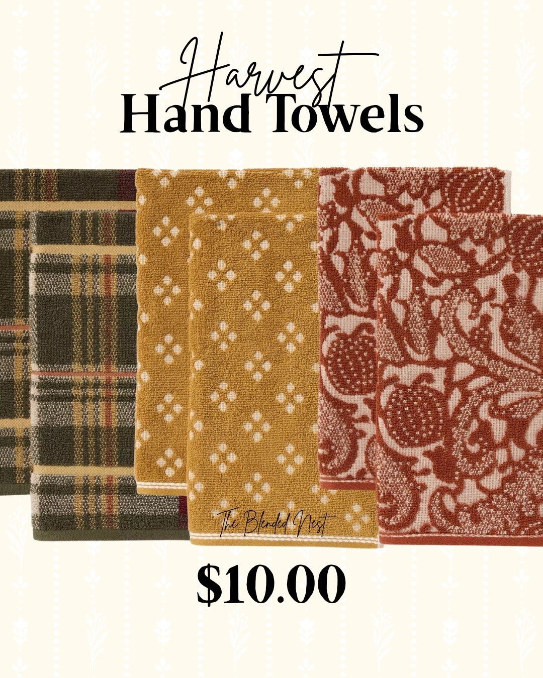 I love adding fun hand towels to my guest bathrooms and these are adorable!  The patterns and colors are so gorgeous and two towels for $10 is a great price

#LTKHome #LTKSeasonal