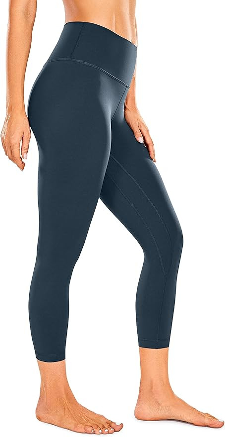 CRZ YOGA Women's Naked Feeling I High Waist Tight Yoga Pants Workout Capris Leggings - 21 Inches | Amazon (US)