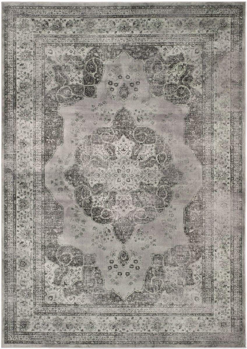 Safavieh Vintage Collection Area Rug - 5'1" x 7'6", Grey & Multi, Oriental Traditional Distressed... | Amazon (US)