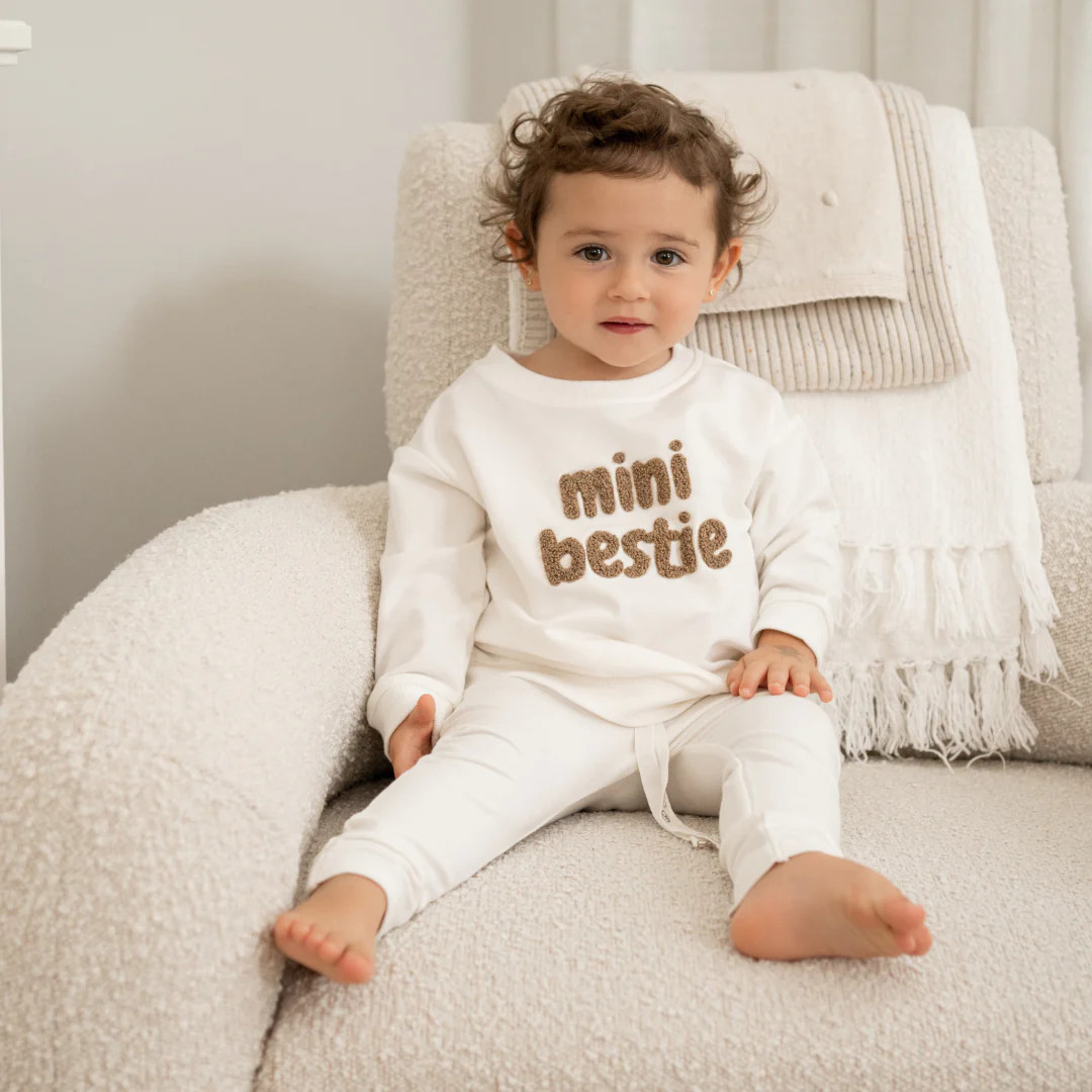 Mini Bestie Crewneck | Atlas Grey