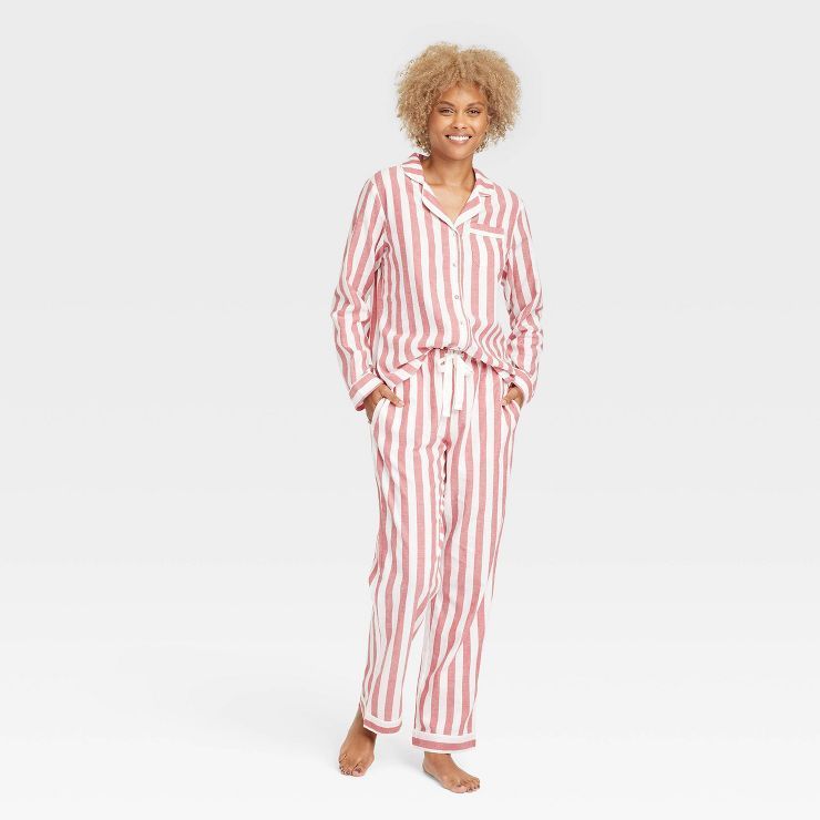 Women's Perfectly Cozy Flannel Pajama Set - Stars Above™ | Target