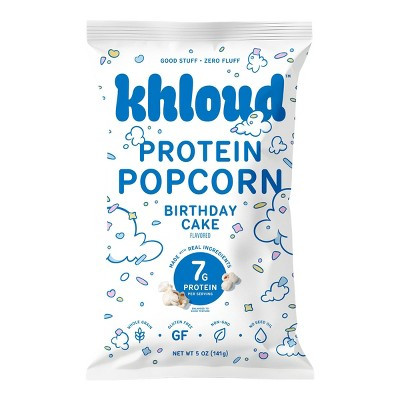 Khloud Birthday Cake Protein Popcorn - 5oz | Target