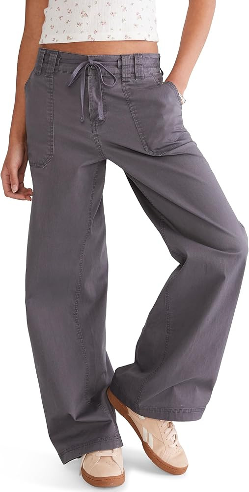 Aeropostale Women's Low Rise Baggy Wide Leg Jean | Amazon (US)