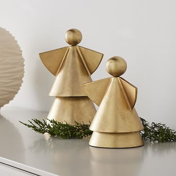 St. Jude Brass Angel Figurines | West Elm (US)