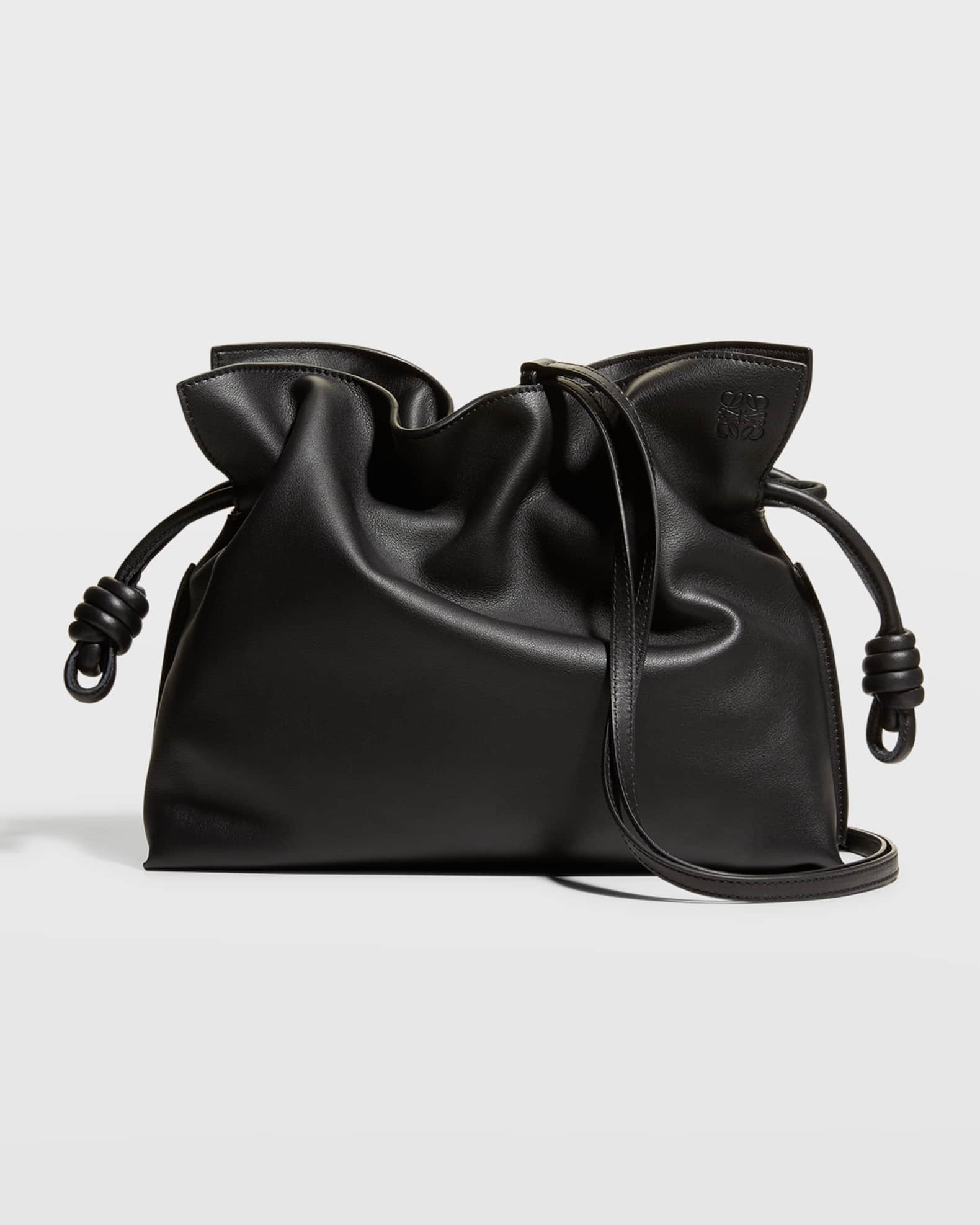 Loewe Flamenco Drawstring Knot Clutch Bag | Neiman Marcus