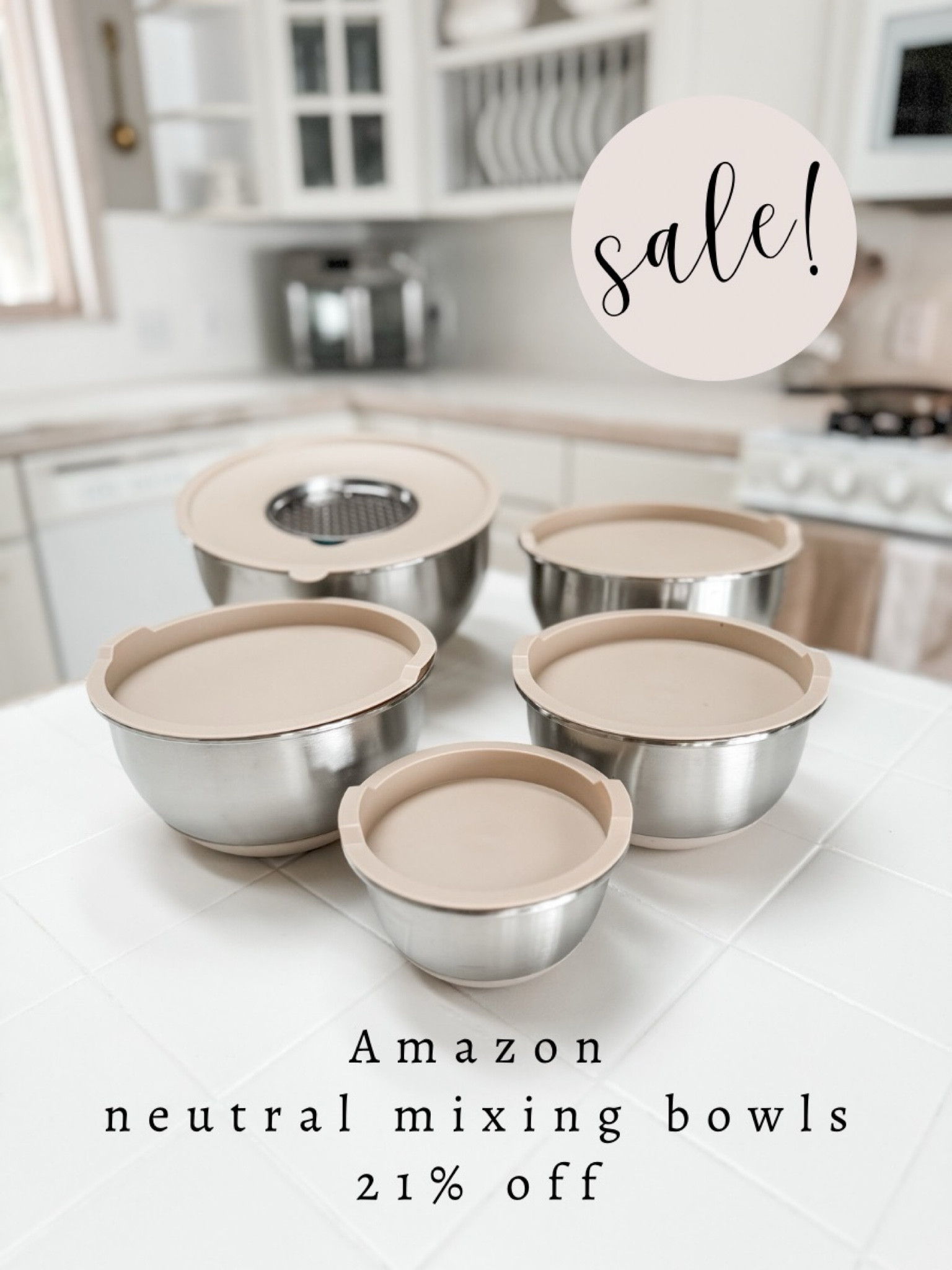Amazon Prime Big Deal Days! Neutral mixing bowls are 21% off.

#LTKHome #LTKxPrimeDay #LTKSaleAlert