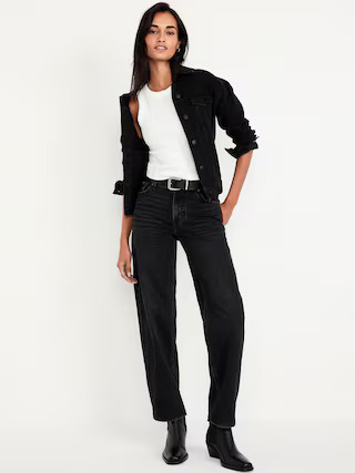 Mid-Rise Boyfriend Loose Jeans | Old Navy (US)