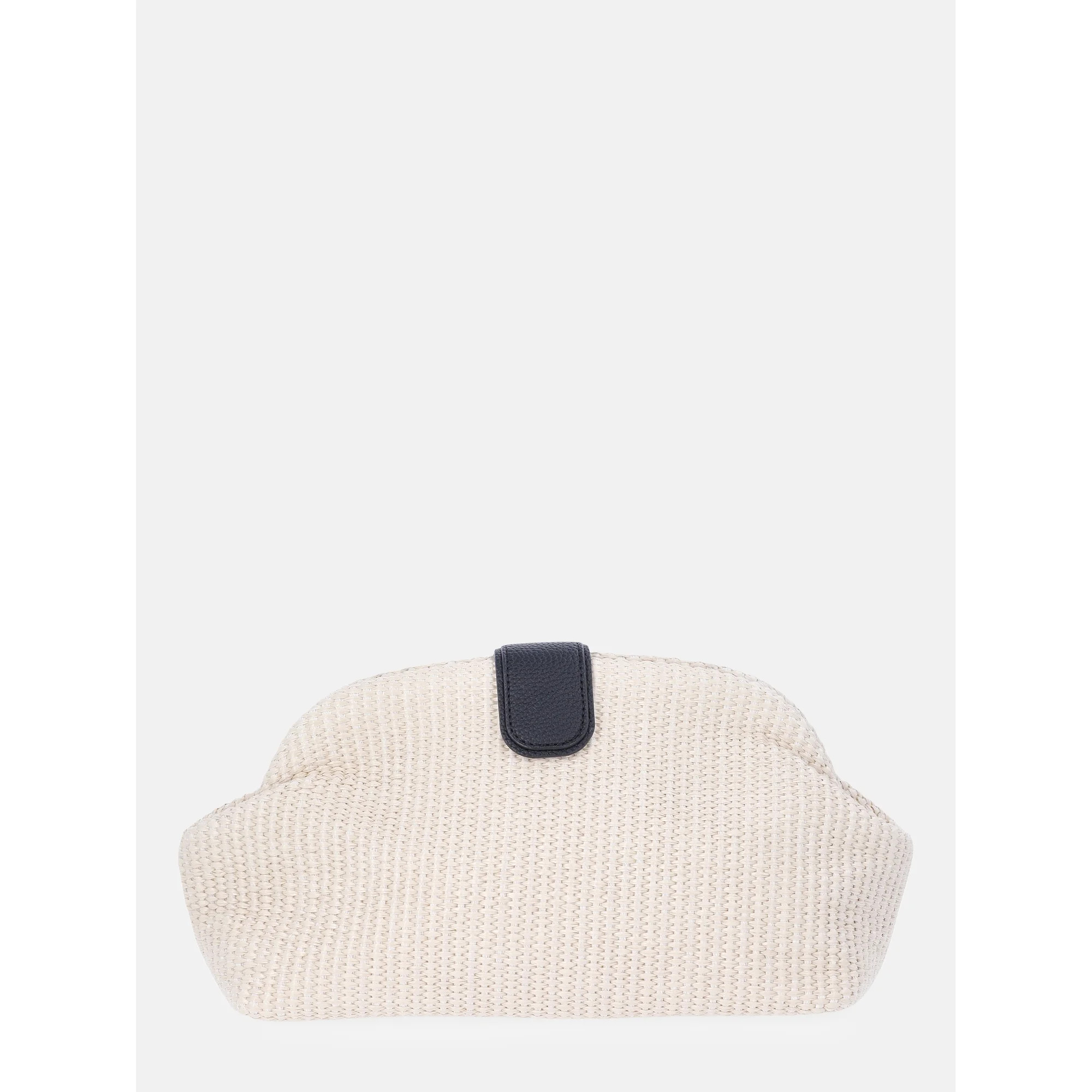 Free Assembly Women's Textured Clutch Handbag, Straw | Walmart (US)