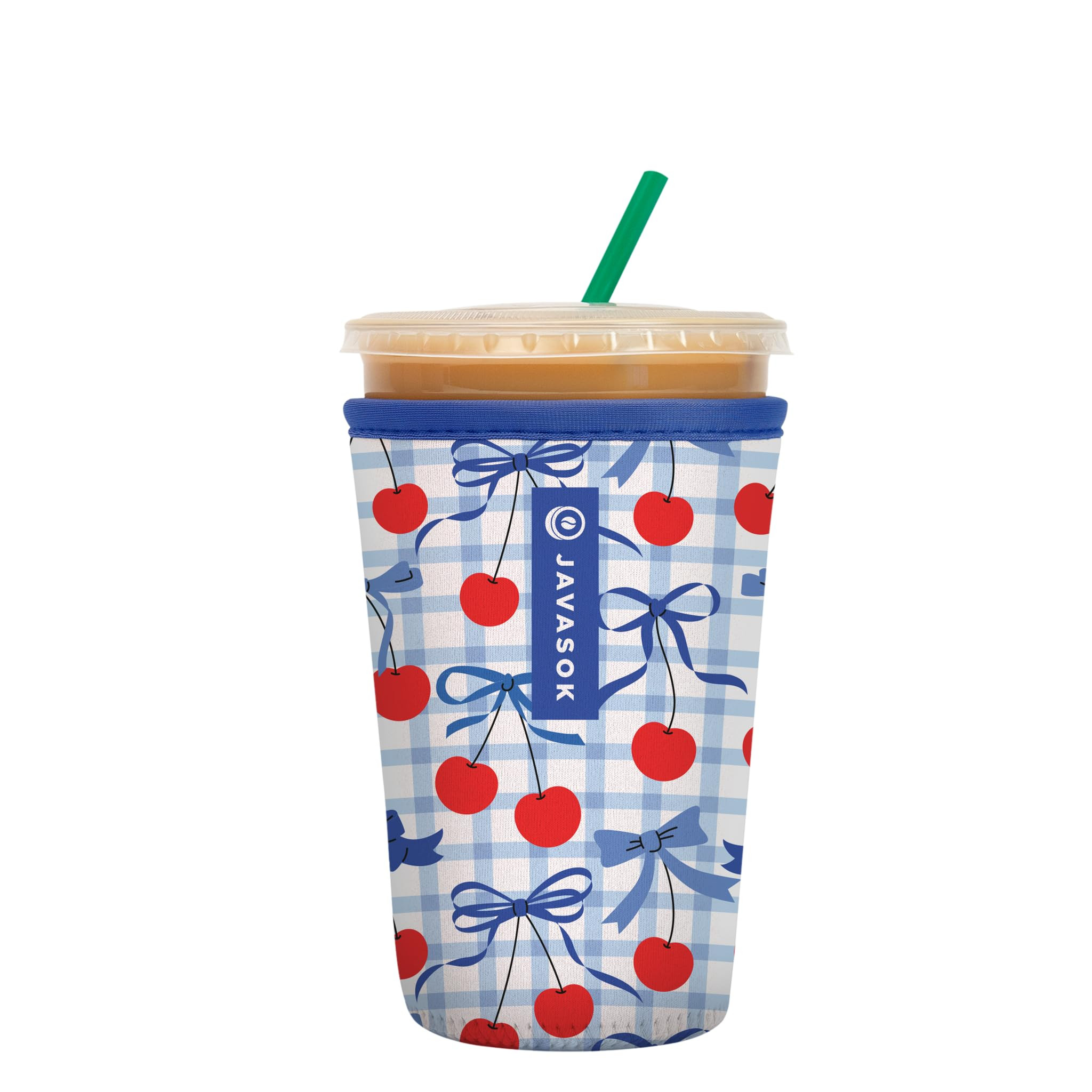 Sok It JavaSok Iced Coffee & Cold Soda Insulated Neoprene Cup Sleeve (Cherry Picked, Medium: 22-2... | Amazon (US)