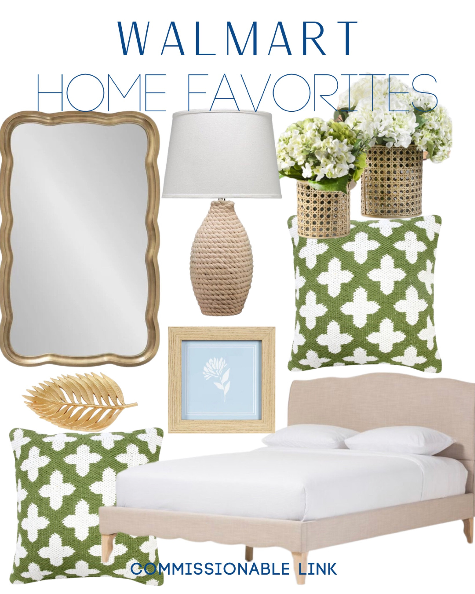 Walmart home favorites! I love these green pillows 💚

#LTKsalealert #LTKhome #LTKunder100