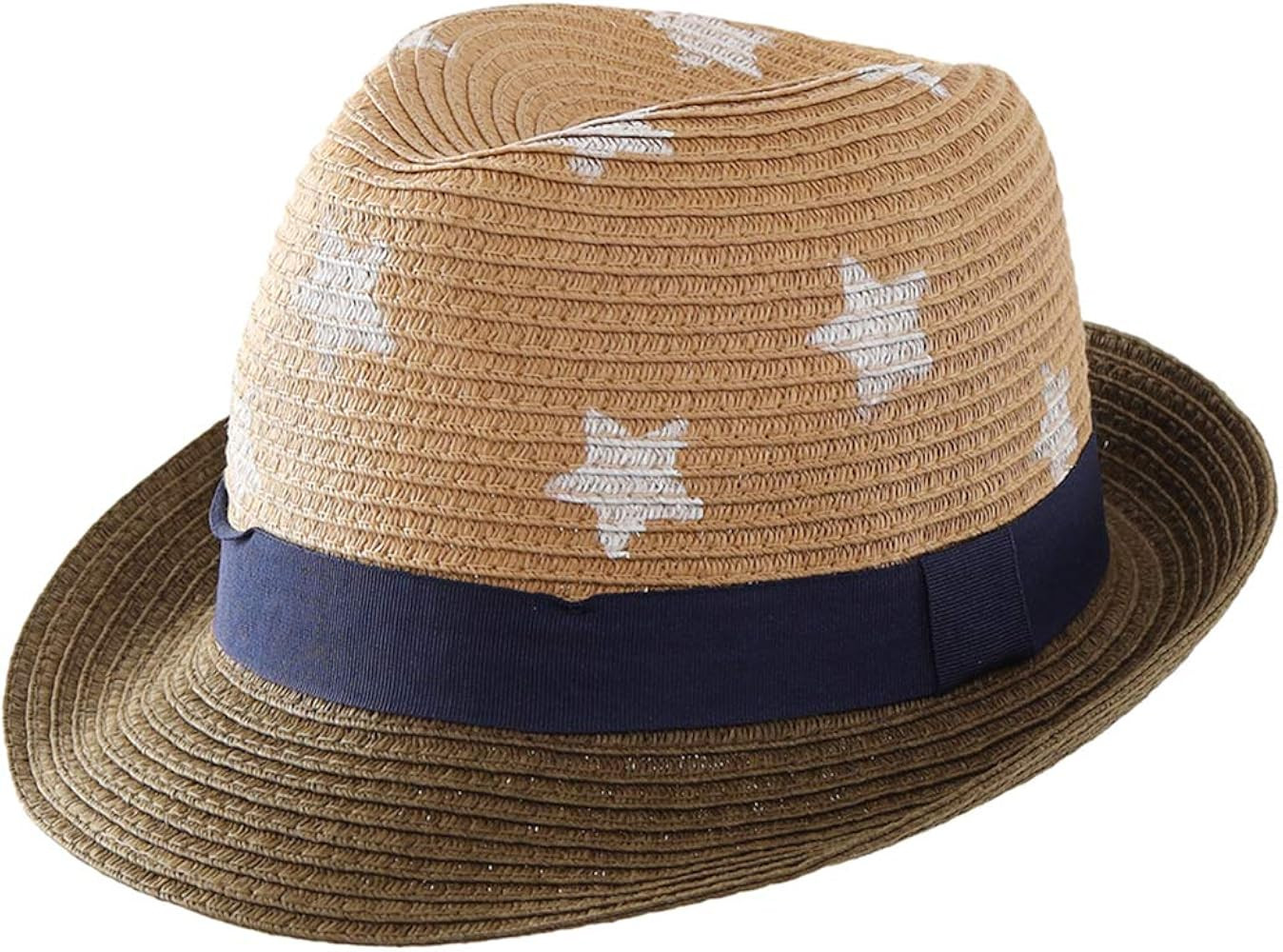 LLmoway Kids Summer Straw Hat for Baby Infant Toddler Boys Fedora Beach Sun Hat | Amazon (US)